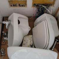 Sanitari sospesi Ideal Standard, wc, bidet, lavabo