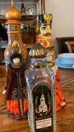 Set oggetti russi vintage decorativo