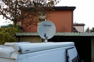 Parabola satellitare per camper