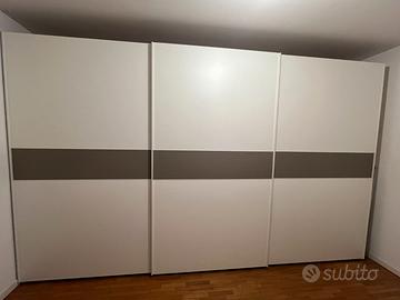 Armadio guardaroba 3 ante scorrevoli