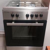 Cucina gas con forno elettrico  ventilato