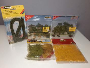 Modellismo alberi/vegetazione plastici per treni