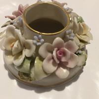Antico portacandele ceramica Bassano