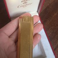 Accendino Cartier, placcato oro