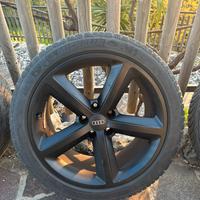 Set 4 cerchi originali Audi 18” colore nero