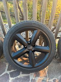 Set 4 cerchi originali Audi 18” colore nero