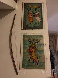 Quadri decorativi stile entico/ africano