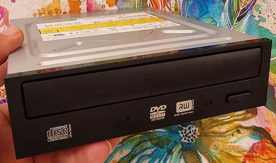 Masterizzatori DVD CD Sony e LG di colore Nero