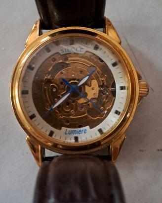 Orologio vintage meccanico automati siecle lumiere