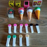 Gomme decorative anni 80