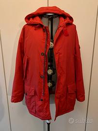 Giaccone Parka in vera piuma rosso Invicta Unisex