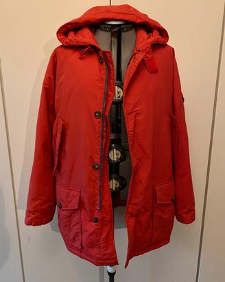 Giaccone Parka in vera piuma rosso Invicta Unisex