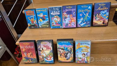 10 videocassette Walt Disney 