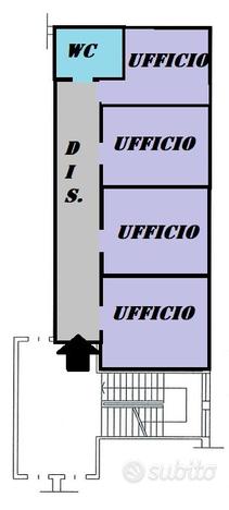 Ufficio con quattro stanze / Viale Elmas