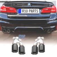 TERMINALI DI SCARICO BMW G30 17-20 LOOK M5 NERO