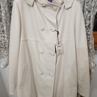 Shearling Cappottino con cappuccio