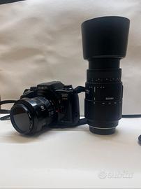 MINOLTA DYNAX 600Si CLASSIC REFLEX + 2 ZOOM