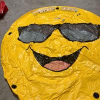 gonfiabile da spiaggia con pompa a pedale