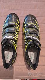 SCARPE CICLISMO GAERNE  NERO/GIALLE N.43