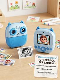 Fotocamera Stampa Istantanea per Bambini NUOVA