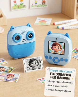 Fotocamera Stampa Istantanea per Bambini NUOVA