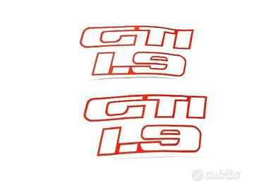 PEUGEOT 205 GTI 1.9 ADESIVI STICKERS AUFKLEBER ROS