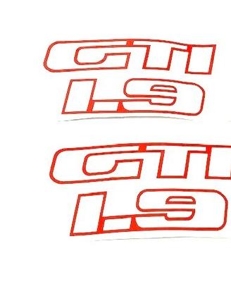 PEUGEOT 205 GTI 1.9 ADESIVI STICKERS AUFKLEBER ROS