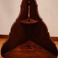 Angoliera vintage in legno massello antico