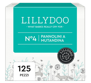 Pannolini a mutandina LILLYDOO, taglia 4 (9-15 kg)