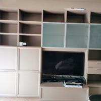 Soggiorno con vetrina