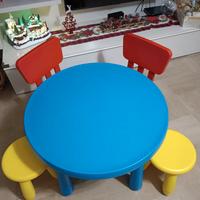 TAVOLO CAMERETTA BIMBI IKEA completo con sedie
