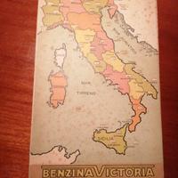 Cartina distanze in km tra città Italia