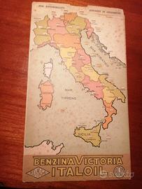 Cartina distanze in km tra città Italia