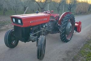 Trattore Massey Ferguson 135 con fresa maschio 1.6