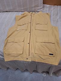 Ribasso - Gilet Wampum tg. XL giallo cotone