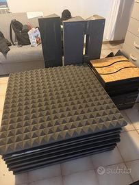 Pannelli fonoassorbenti legno musica a lotto