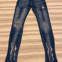 Jeans skinny con strappi Mangano tg. 24
