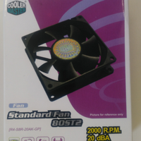 Ventola di Raffreddamento Fan PC 80x80 3 pin 12V