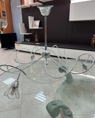 Lampadario moderno con Swarovski