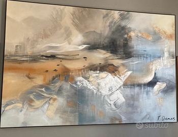 grande quadro olio su tela