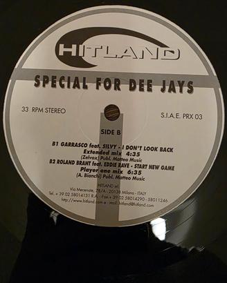 Vinile - Special For Dee Jays - PRX 03