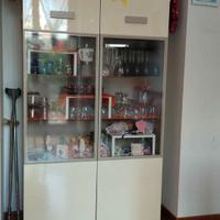 Soggiorno Giulia Olmo perla/laccato bianco