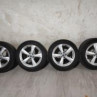 cerchi originali audi da 18 con gomme