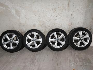 cerchi originali audi da 18 con gomme