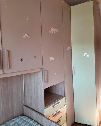 cameretta con cabina angolare