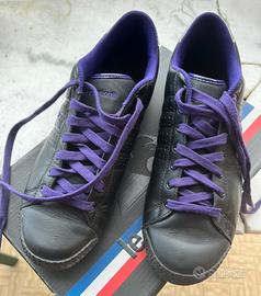 Scarpe Coq nere e viola