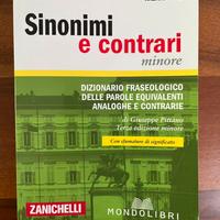 Dizionario Sinonimi e Contrari, Zanichelli