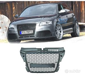 GRIGLIA AUDI A3 8P 8PA LOOK RS3 NERO 08-12