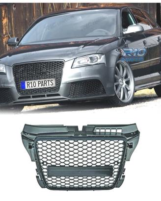 GRIGLIA AUDI A3 8P 8PA LOOK RS3 NERO 08-12