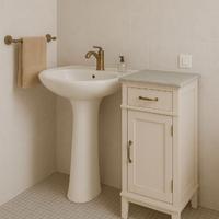 Mobiletto bagno shabby